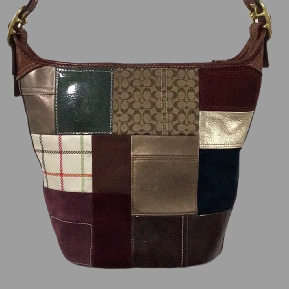 Coach Holiday Patchwork Bleecker Hobo Crossbody/S… - image 3